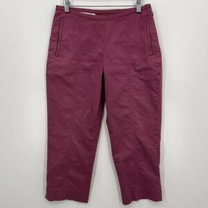 Nike Golf Dri-FIT Women's Berry Pink Cropped Pants Size 6 Vtg Y2K